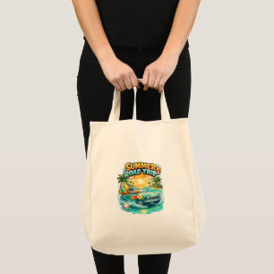 Summer Road Trip Shopping Bag – Tropical Getaway