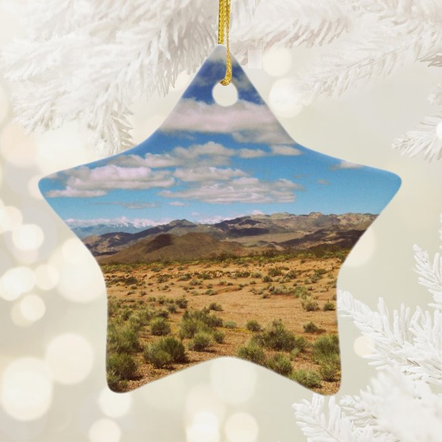 Summer Road Trip Vacation Two-Sided Photo Ceramic Tree Decoration (Summer Road Trip Vacation Two-Sided Photo Ceramic Ornament)