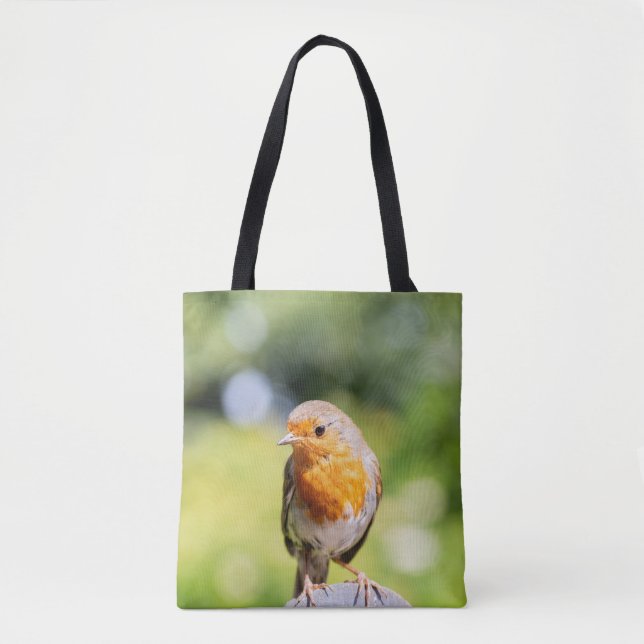 Summer Robin Tote Bag (Front)