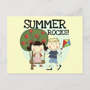 Summer Rocks T-shirts and Gifts Postcard