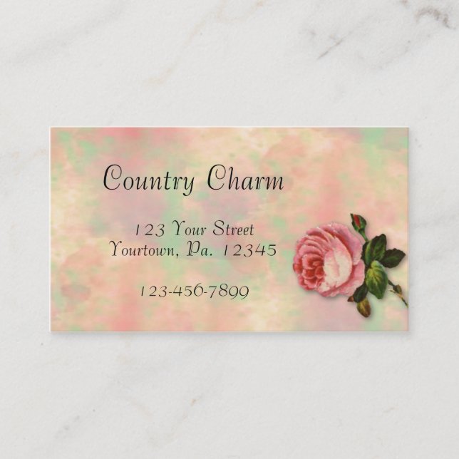 Summer Rose Business Card (Front)
