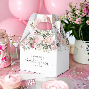 Summer Rose Garden Floral Bridal Shower Favour Box