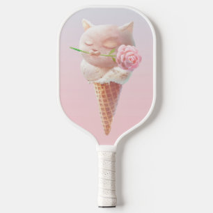 Summer Rose Ice Cream Pickleball Paddle