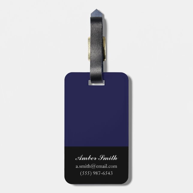 Summer Roses 2007 Luggage Tag (Back Vertical)