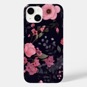Summer Roses On Black Case-Mate iPhone 14 Case