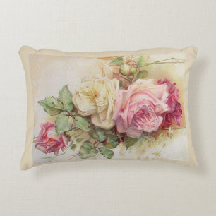 Summer roses pillow, summer roses cushion