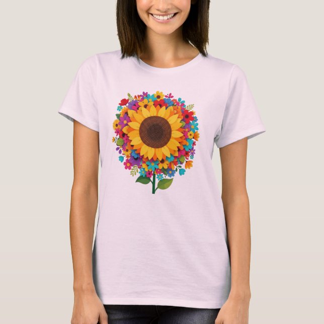 Summer Roses  T-Shirt (Front)