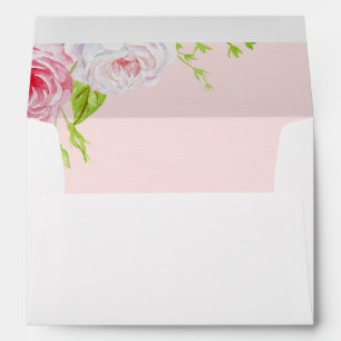 Summer Roses Wedding Envelope