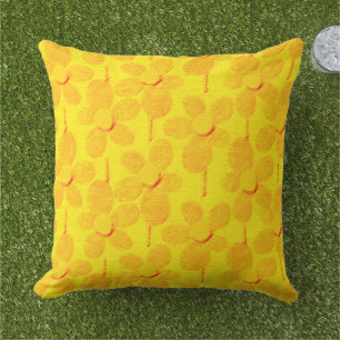 Summer Rough Pastel Chalk Floral  Cushion