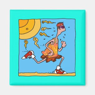 summer runner (guy) magnet
