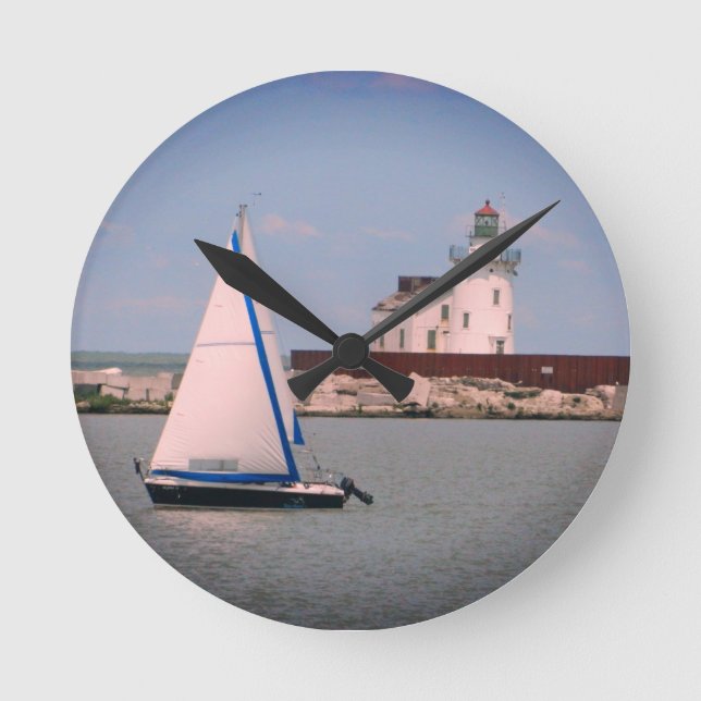 Summer Sailboat Clock (Front)