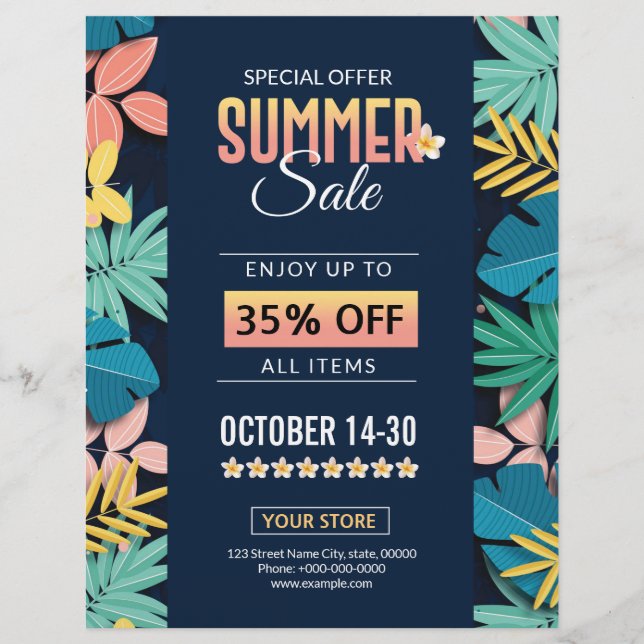 Summer Sale Flyer (Front)
