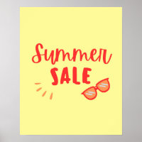 Summer Sale Sign, End of Season Sale
