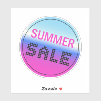 Summer Sale Sticker Holographic Gradient (1pc)