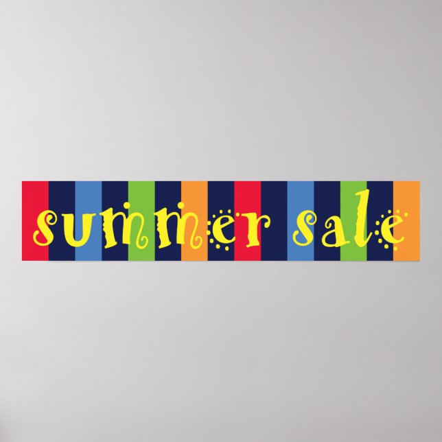 Summer Sale Window Sign (Front)