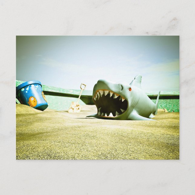 Summer Sand Box Fun 01 Postcard (Front)