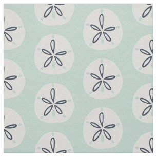 Summer Sand Dollar Cotton Twill Fabric