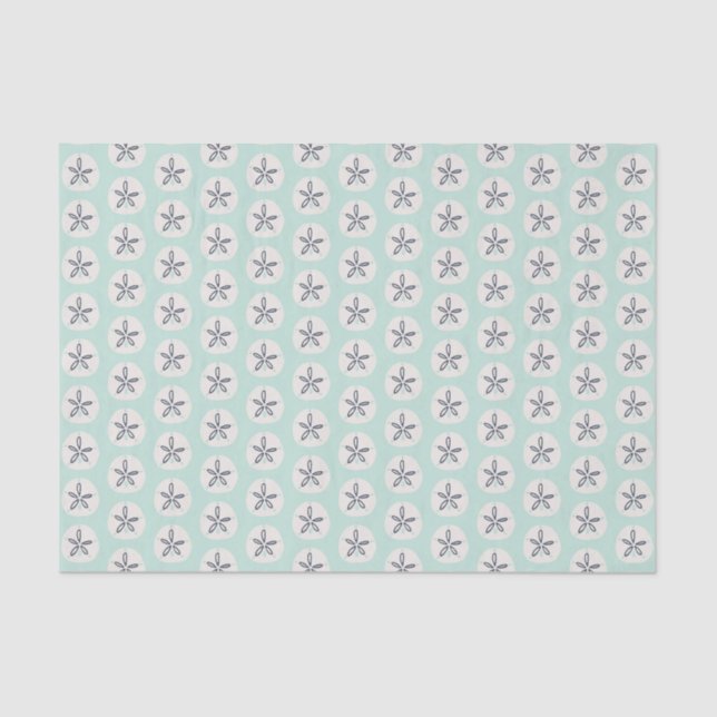 Summer Sand Dollar Tissue Paper (Front)