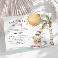 Summer Santa Christmas in July Party