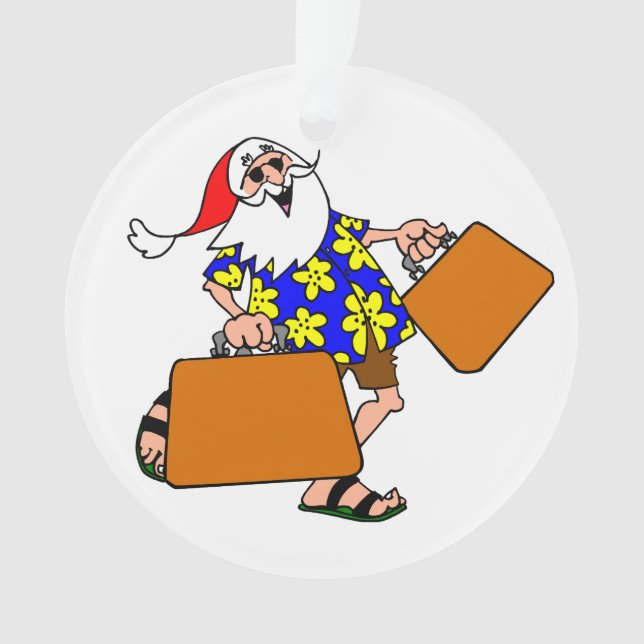 Summer Santa Ornament (Front)
