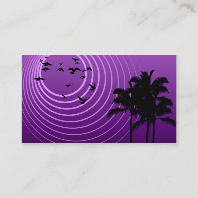 summer scene business card (Front)