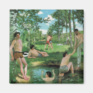 Summer Scene, Frederick Bazille Magnet