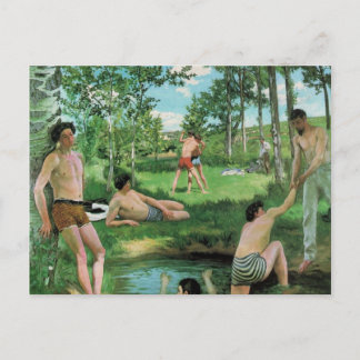 Summer Scene, Frederick Bazille Postcard