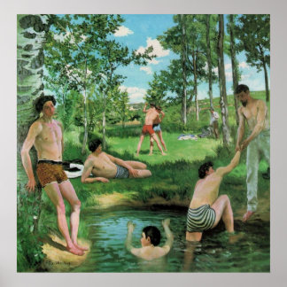 Summer Scene, Frederick Bazille Poster