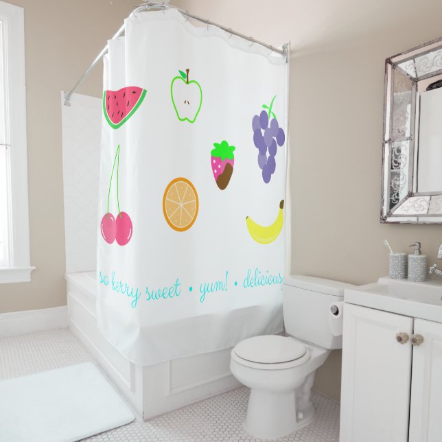 Summer Scents Shower Curtain (In Situ)