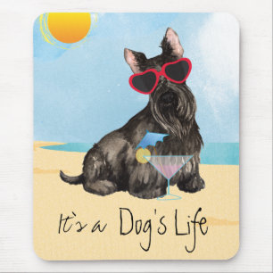Summer Scottish Terrier Mouse Pad