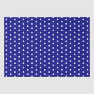 Summer Sea Nautical Sailboat Pattern on Navy Blue Tissue Paper