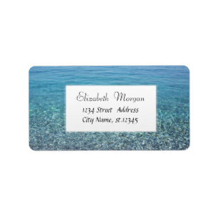 Summer, Sea, Ocean Label