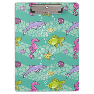 Summer Sea Pattern Clipboard