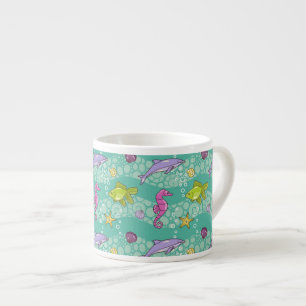 Summer Sea Pattern Espresso Cup