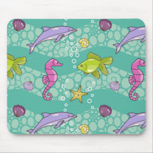Summer Sea Pattern Mouse Pad