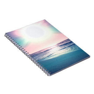 Summer Sea Sunset Tropical Beach Photo Notebook