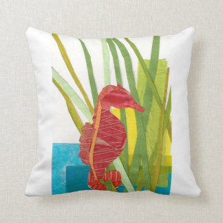 Summer Seahorse Pillow