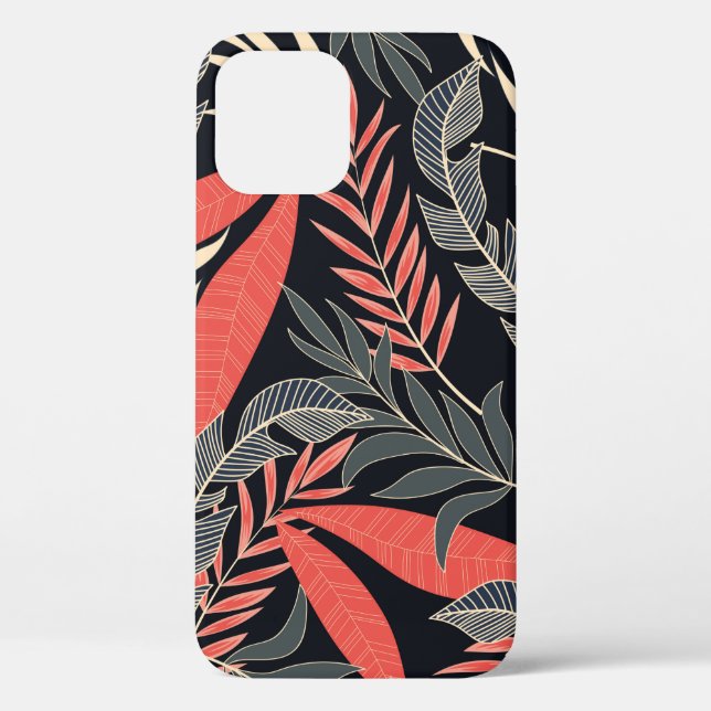 Summer seamless tropical pattern with bright yello Case-Mate iPhone case (Back)