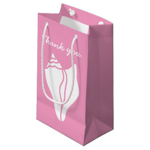 Summer Seashells in Petal Pink Gift Bag