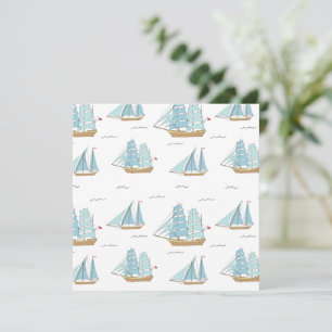 Summer Seatime Cute yachts with sail 