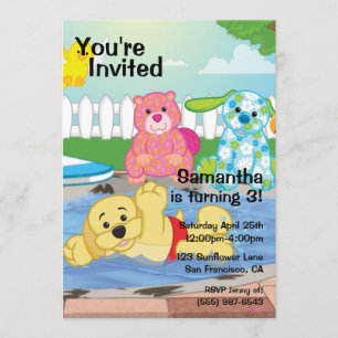 Summer Sensation Pool Invitation