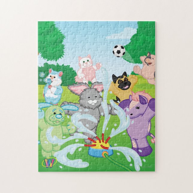 Summer Sensation Sprinkler Jigsaw Puzzle (Vertical)