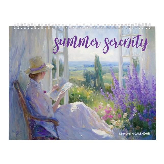 Summer Serenity Calendar (Cover)