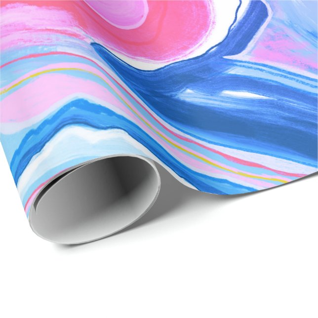 Summer seventies Miami heat candy fun gift wrap (Roll Corner)