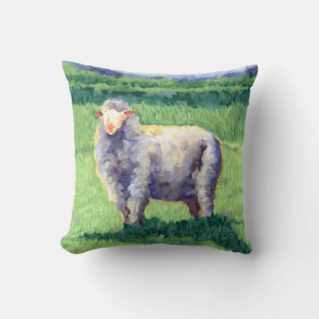 Summer Sheep Cushion (Front)