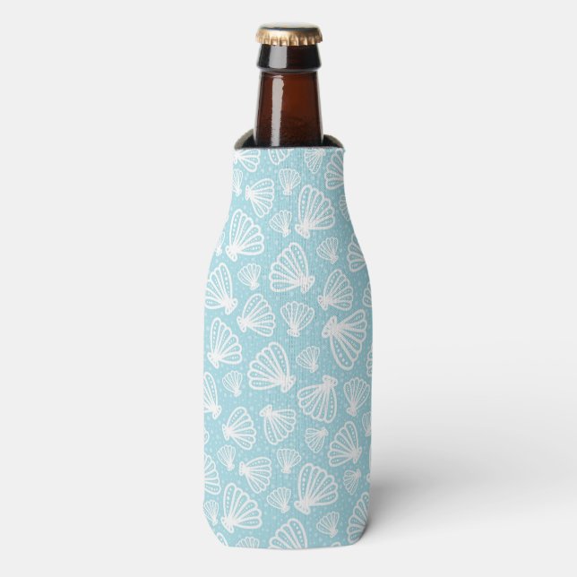 Summer Shell Pattern Bottle Cooler (Bottle Front)