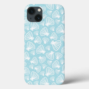 Summer Shell Pattern iPhone 13 Case