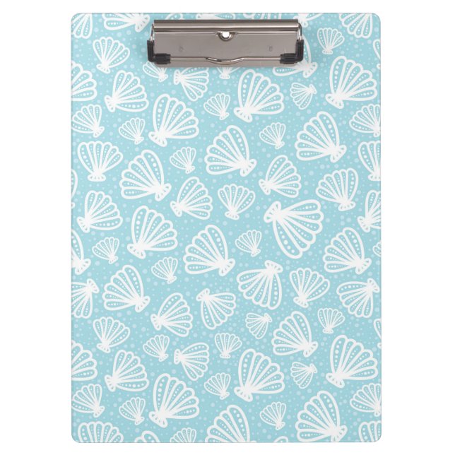 Summer Shell Pattern Clipboard (Front)