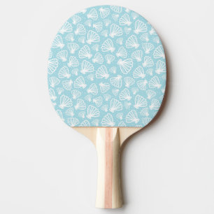 Summer Shell Pattern Ping Pong Paddle