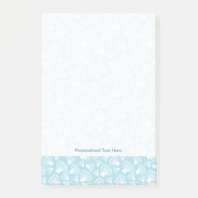 Summer Shell Pattern Post-it Notes (Front)